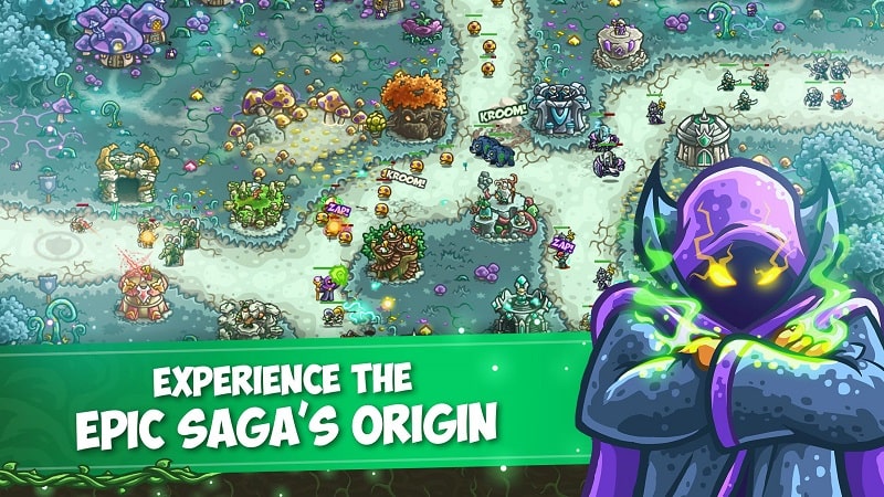 Cùng khám phá MOD APK của trò chơi Kingdom Rush Origins